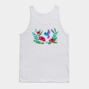 Hummingbird Illustration Tank Top